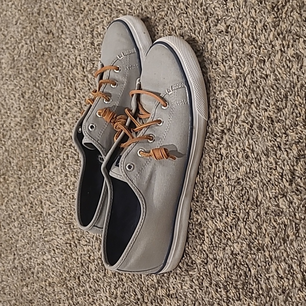 Gray Sperry Shoes